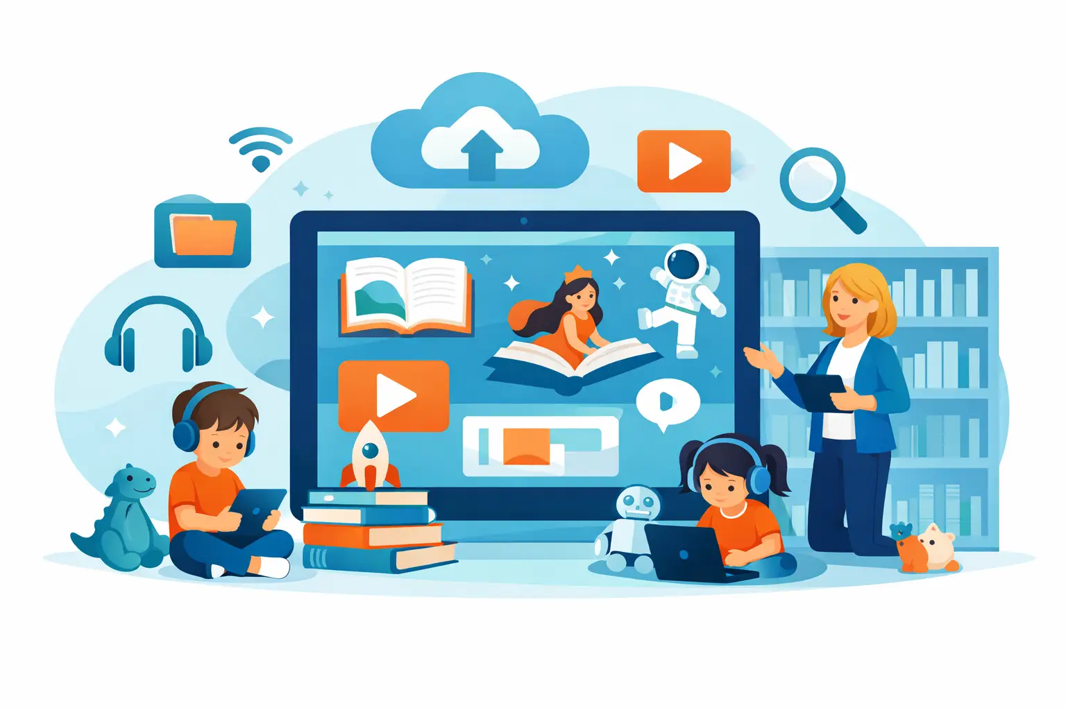 Digitale ressurser for barnebibliotek i praksis